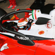 The ‘halo’ tested on a Ferrari last year. Photo credit: Getty Images